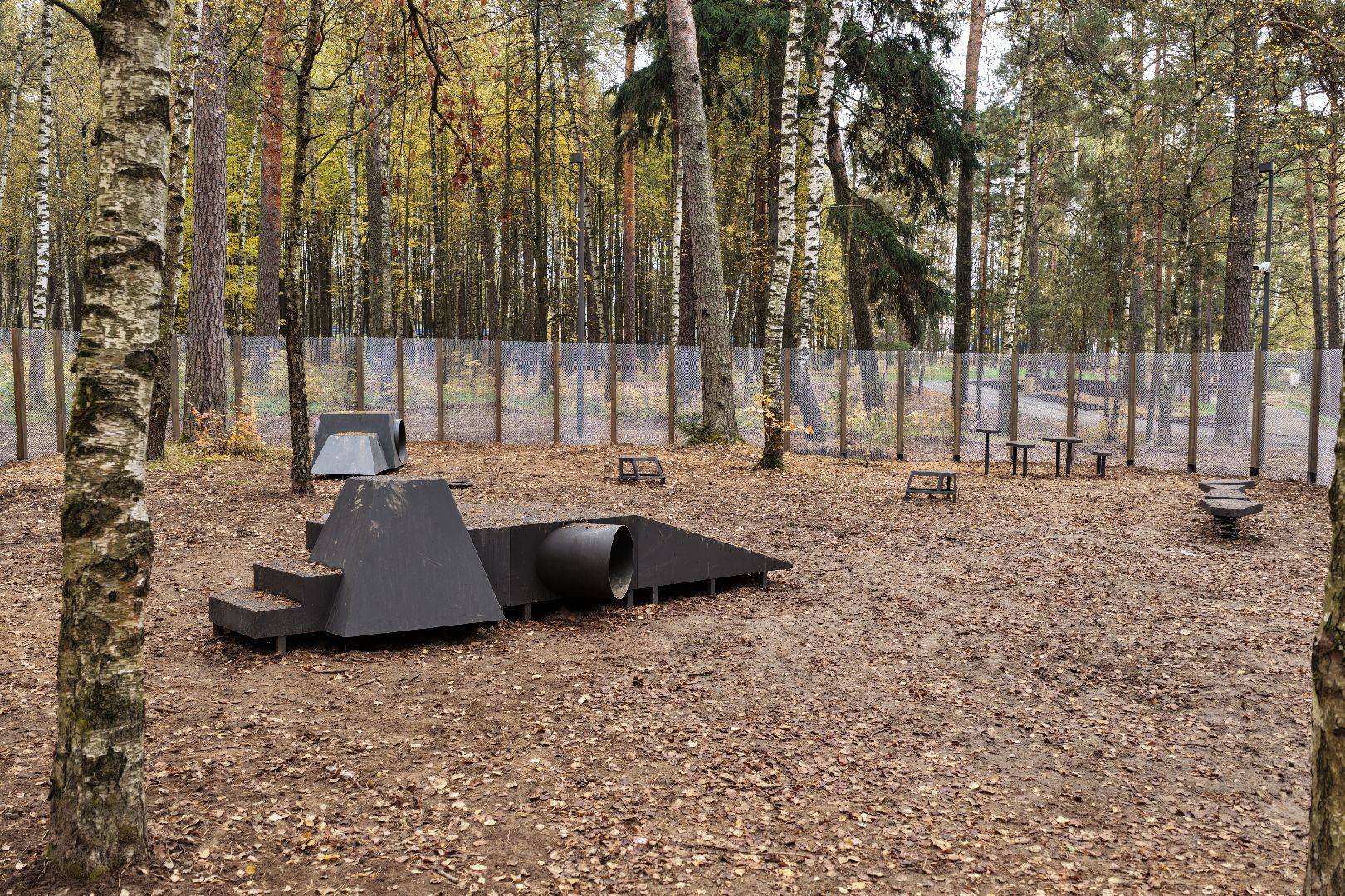 видео с коптера, банный лес,  благоустройство 2025,