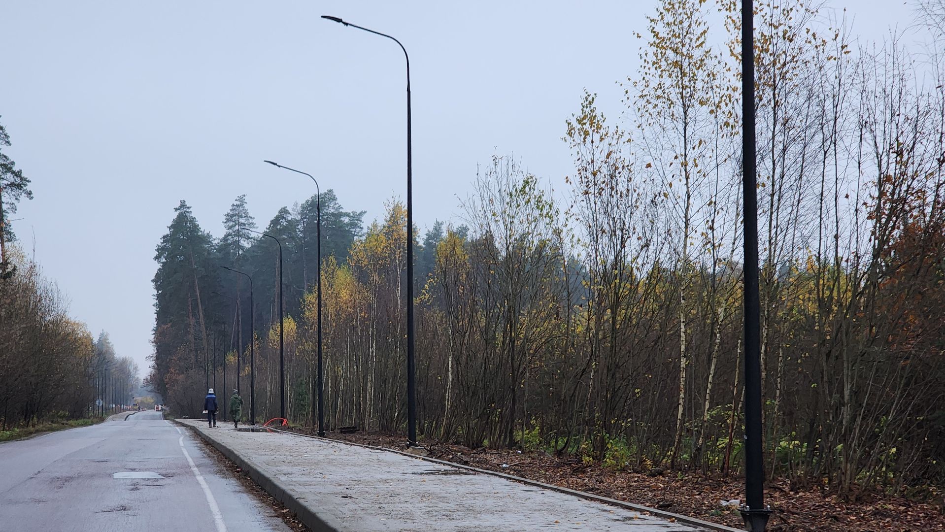 благоустройство, велодорожка, лосино-петровский,