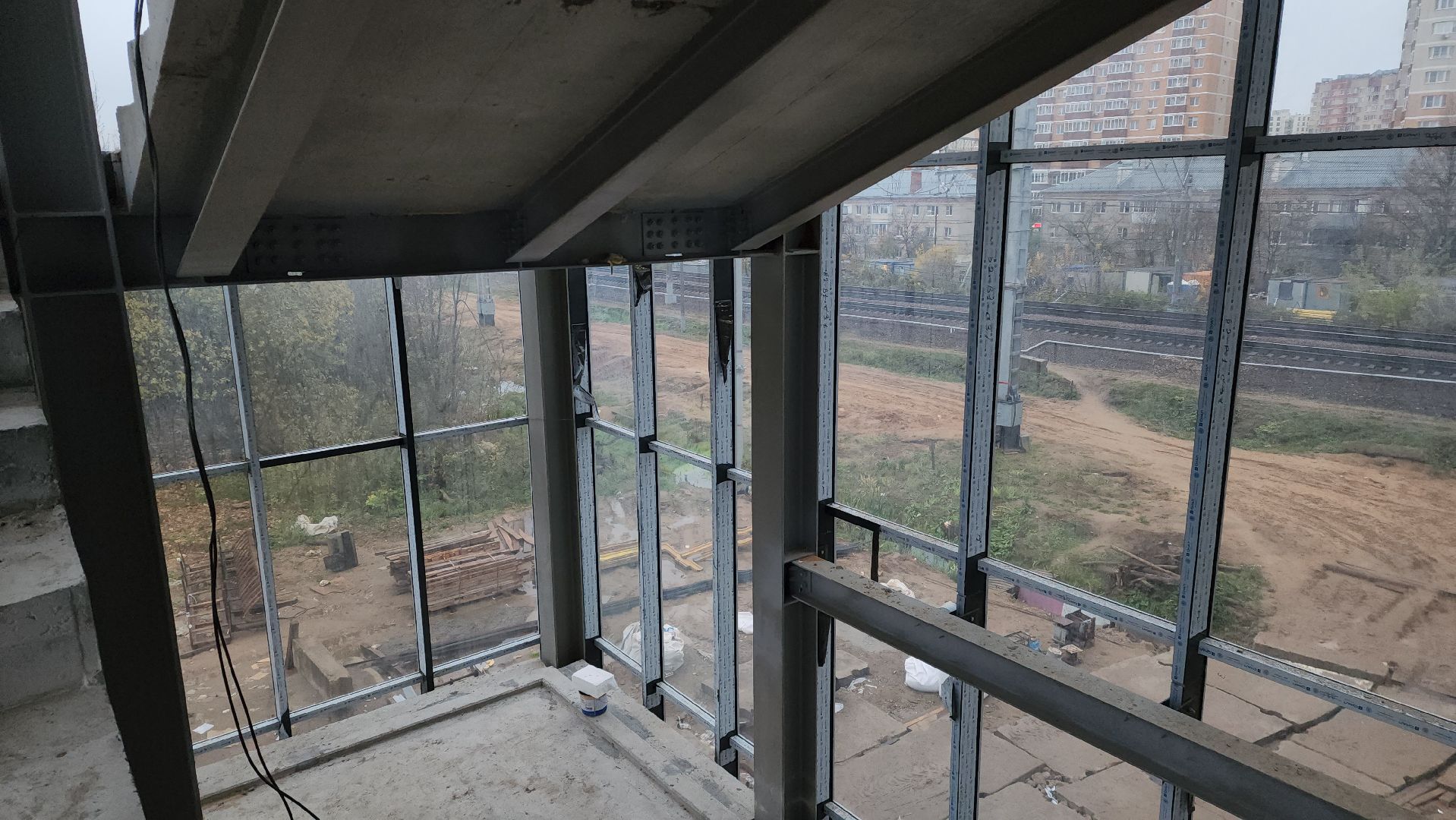 надземный переход, Переход над жд, Лобня,