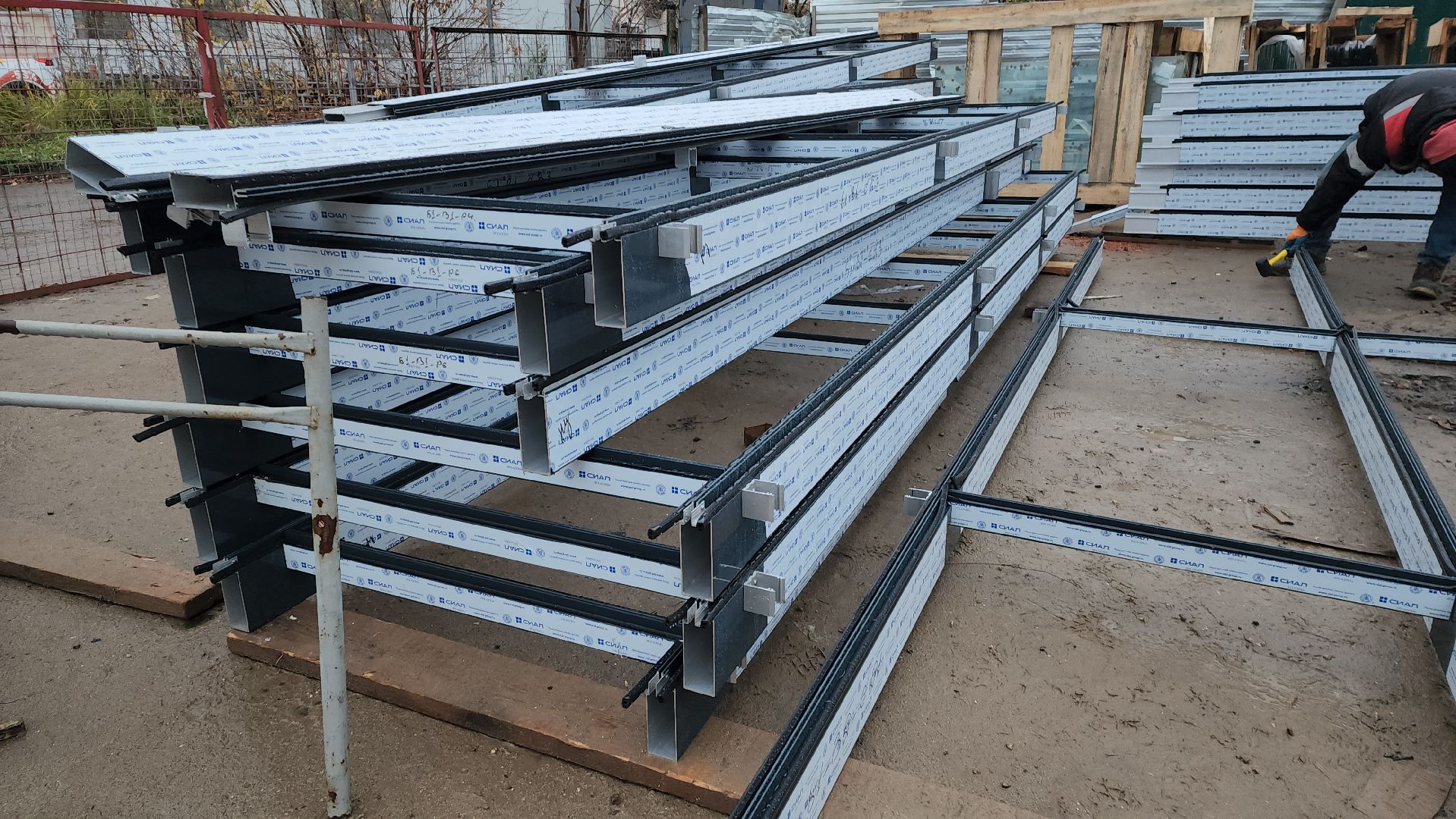 надземный переход, Переход над жд, Лобня,