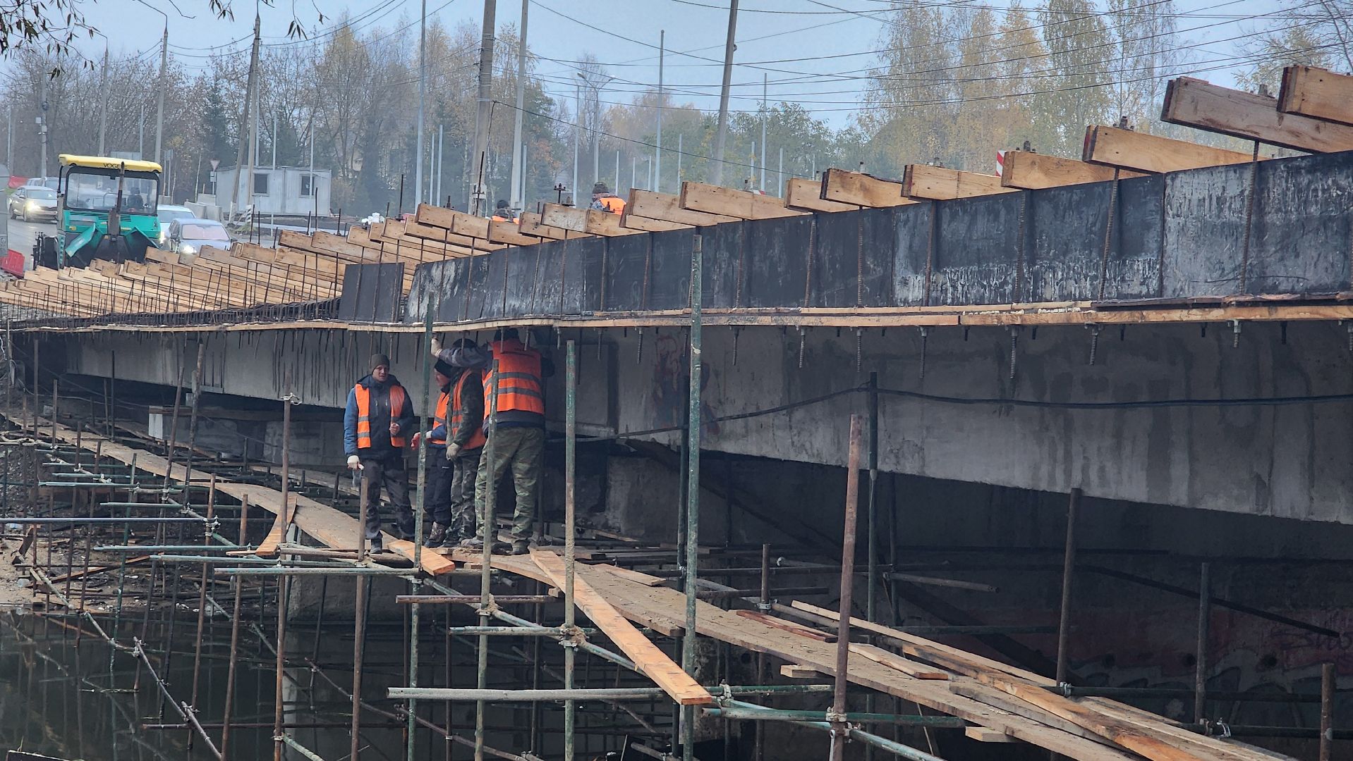 домодедово, подмосковье , капремонт , дороги , ремонт моста ,