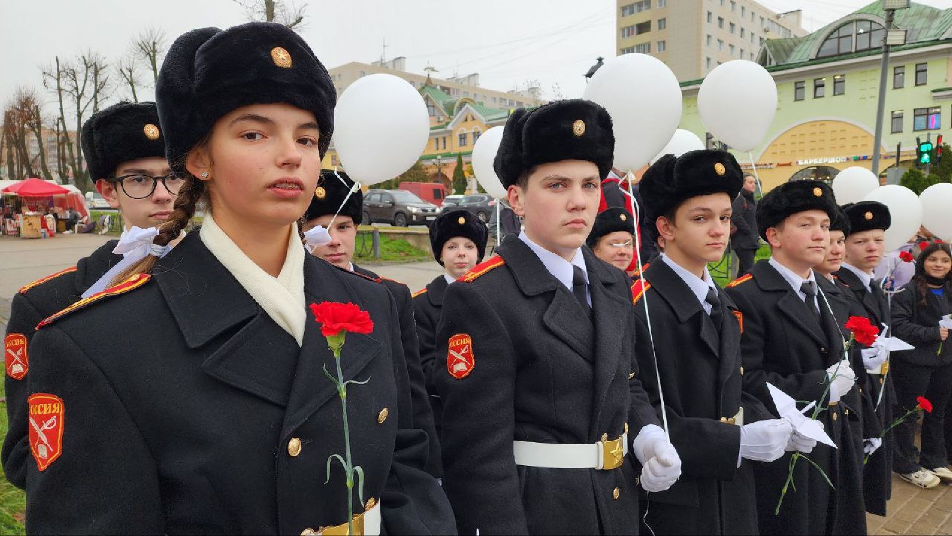Дмитров, Акция День белых журавлей, Мемориал Вечный огонь,
