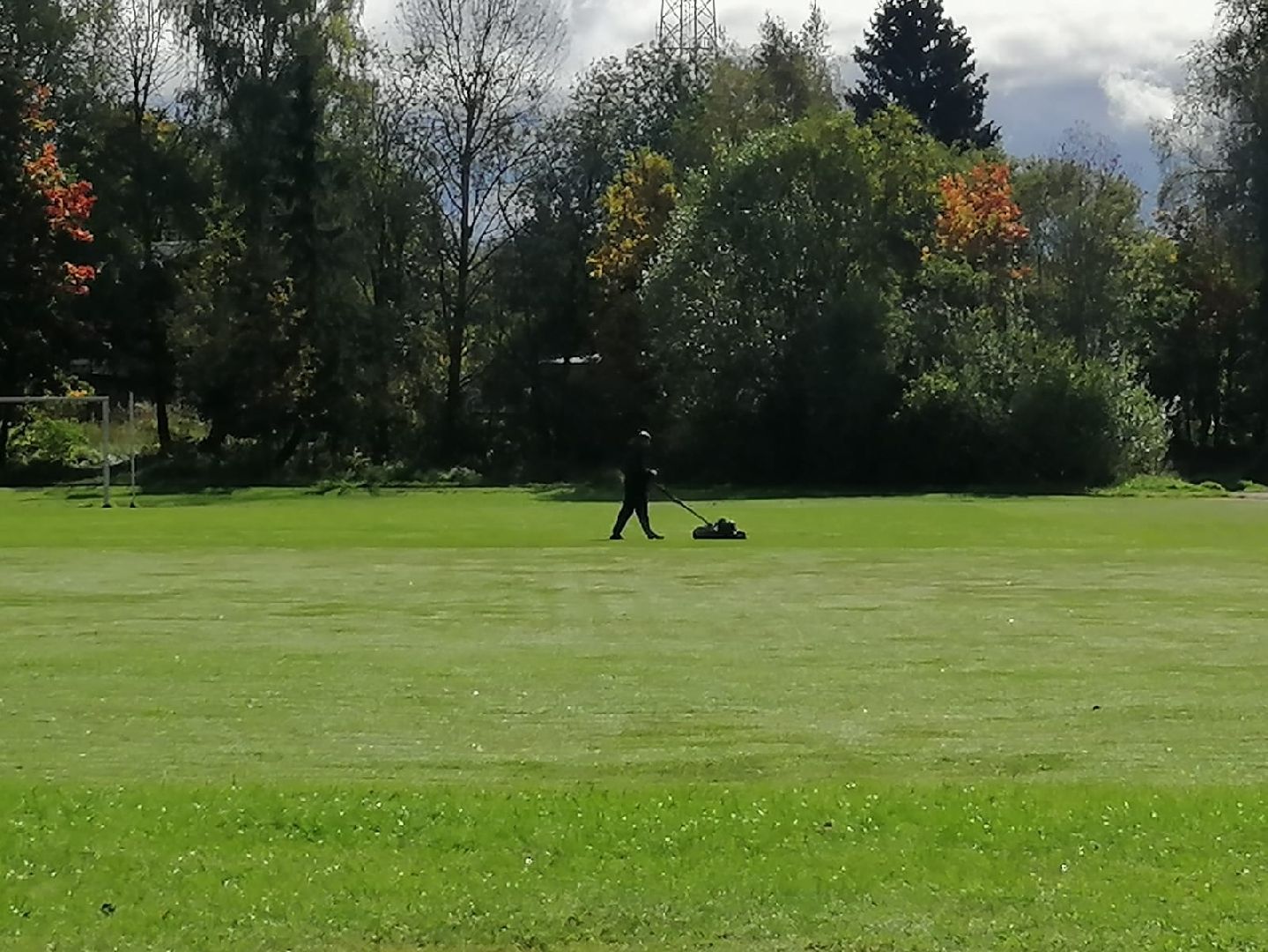 стрижка газонов, стадион, городской округ восход, благоустройство,