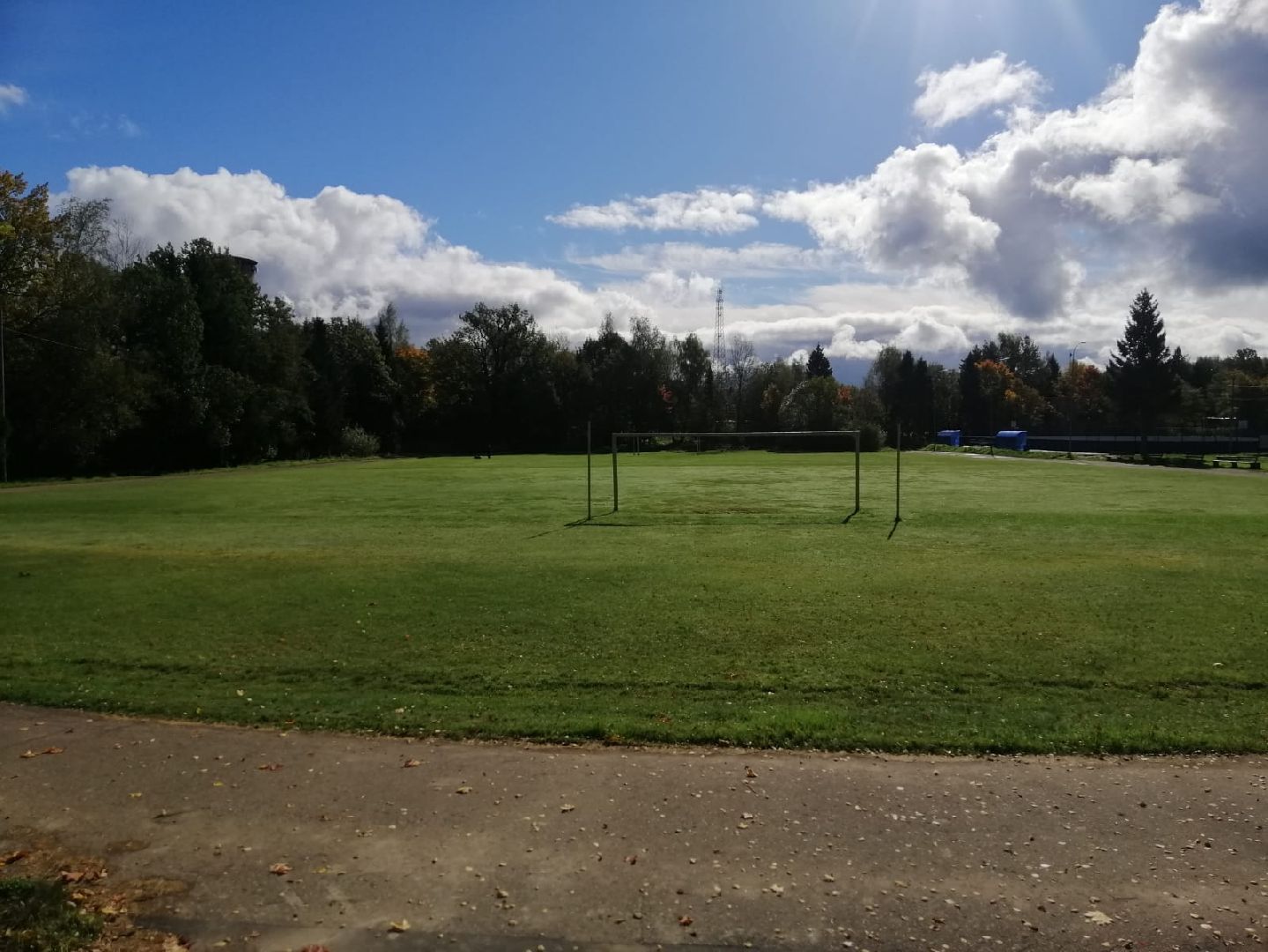 стрижка газонов, стадион, городской округ восход, благоустройство,