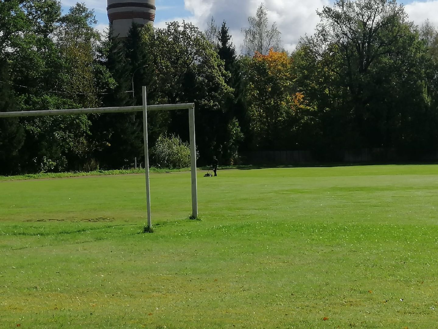 стрижка газонов, стадион, городской округ восход, благоустройство,