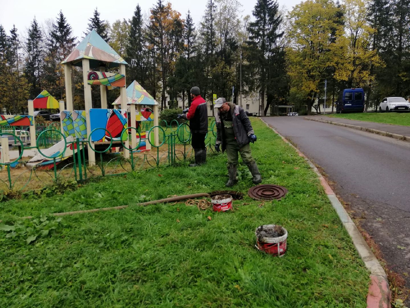 канализационная сеть, канализационные колодцы, жкх, городской округ восход,