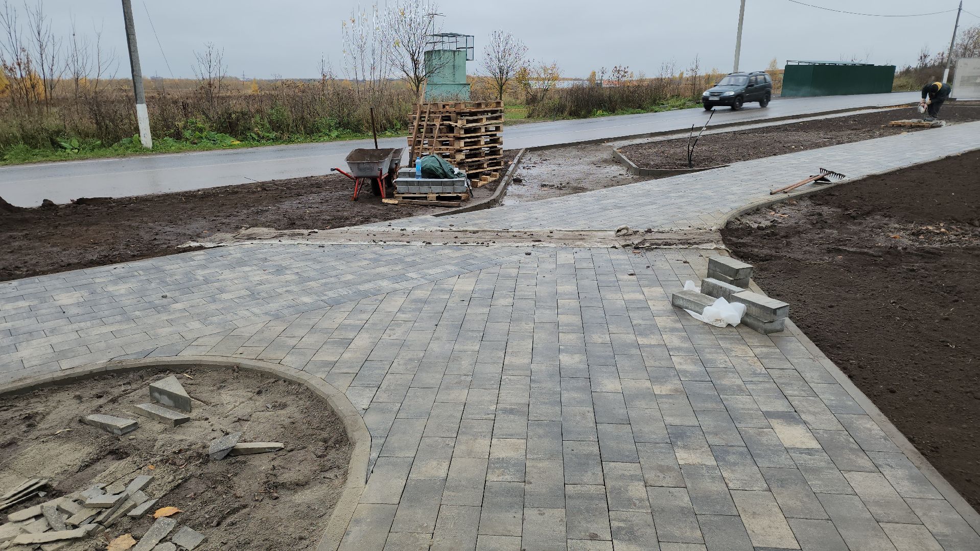 кашира, благоустройство, комфортная городская среда, сквер, тротуарная плитка, озеленение, освещение, безопасный регион,