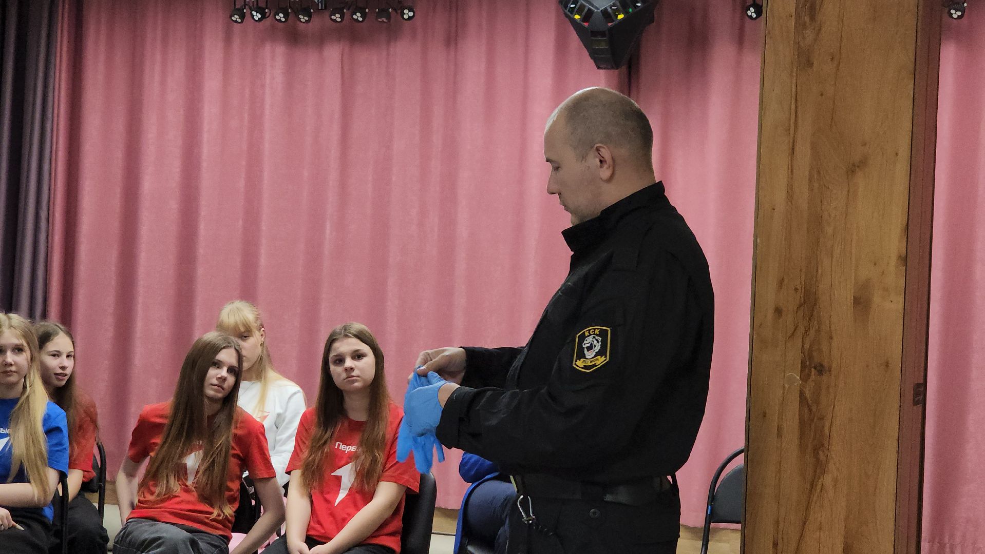 кашира, школьники, движение первых, мастер-класс, оказание первой помощи, дети, обзр,