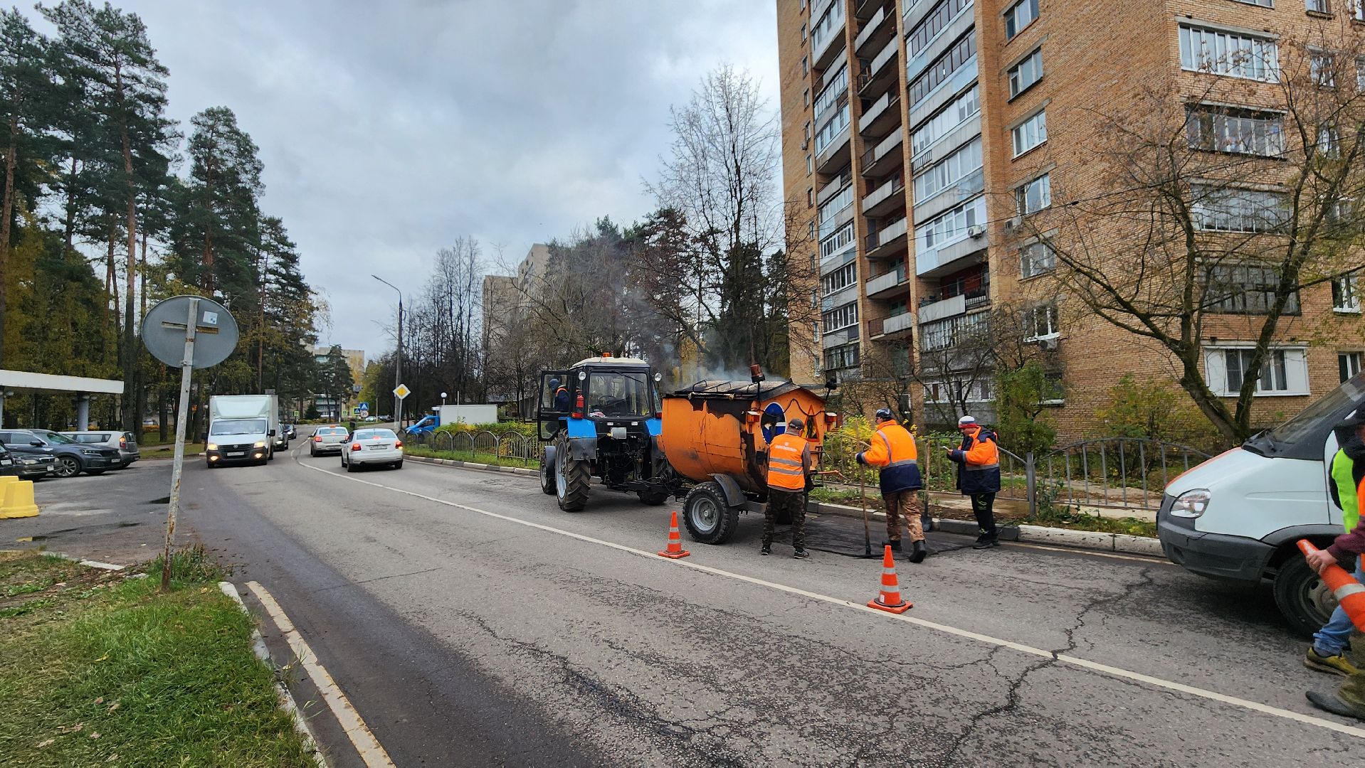 ямочный ремонт дорог, протвино, благоустройство,