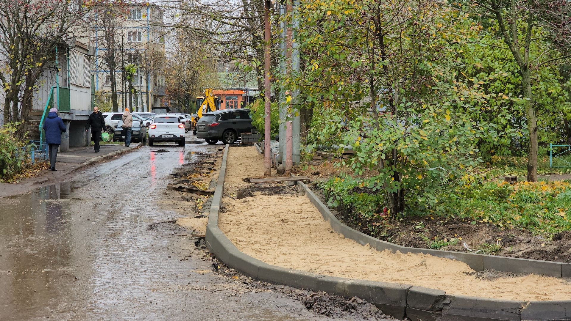 Асфальтирование , Тротуары , Лобня ,