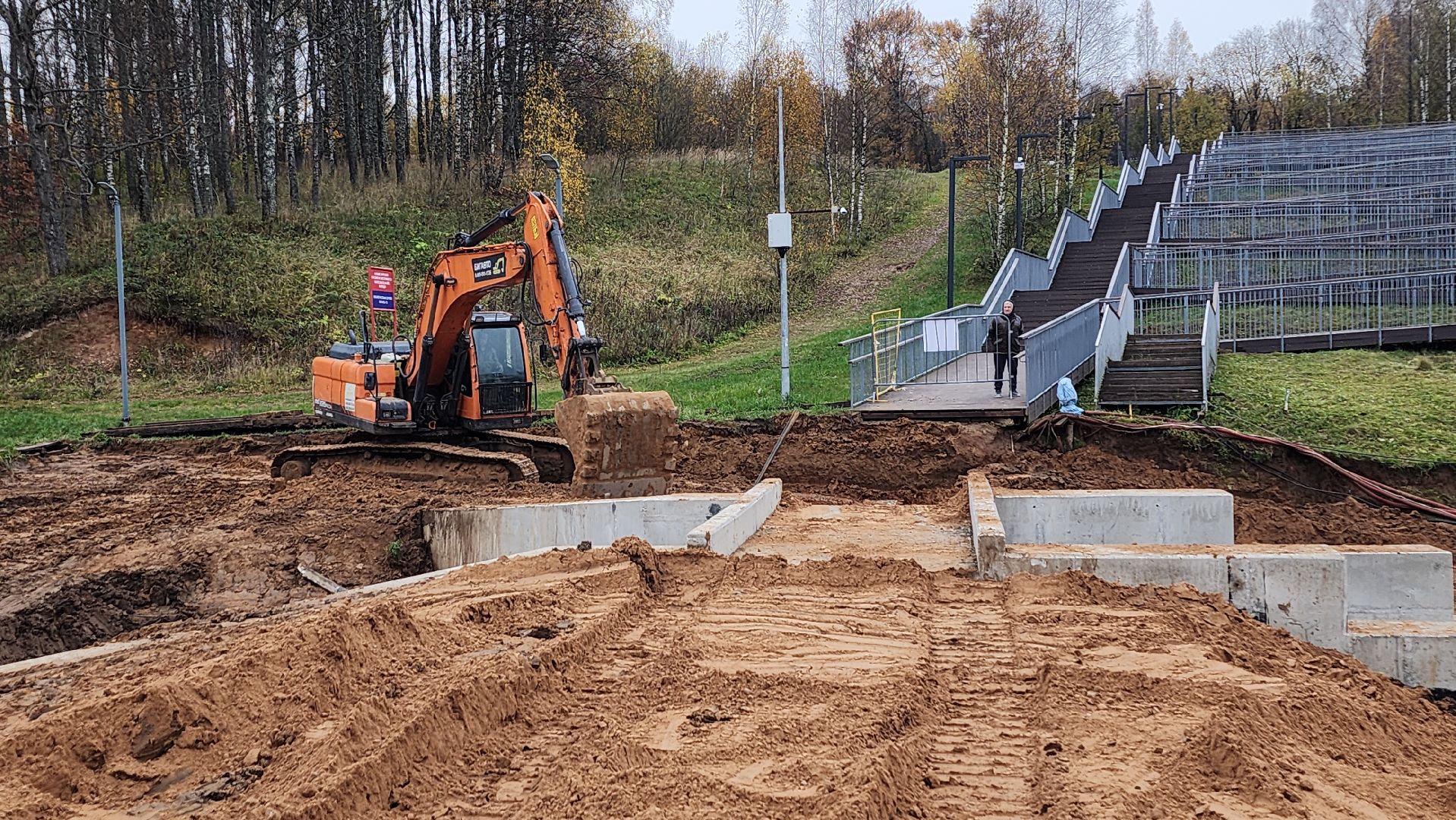 волоколамск, ремонт плотины,