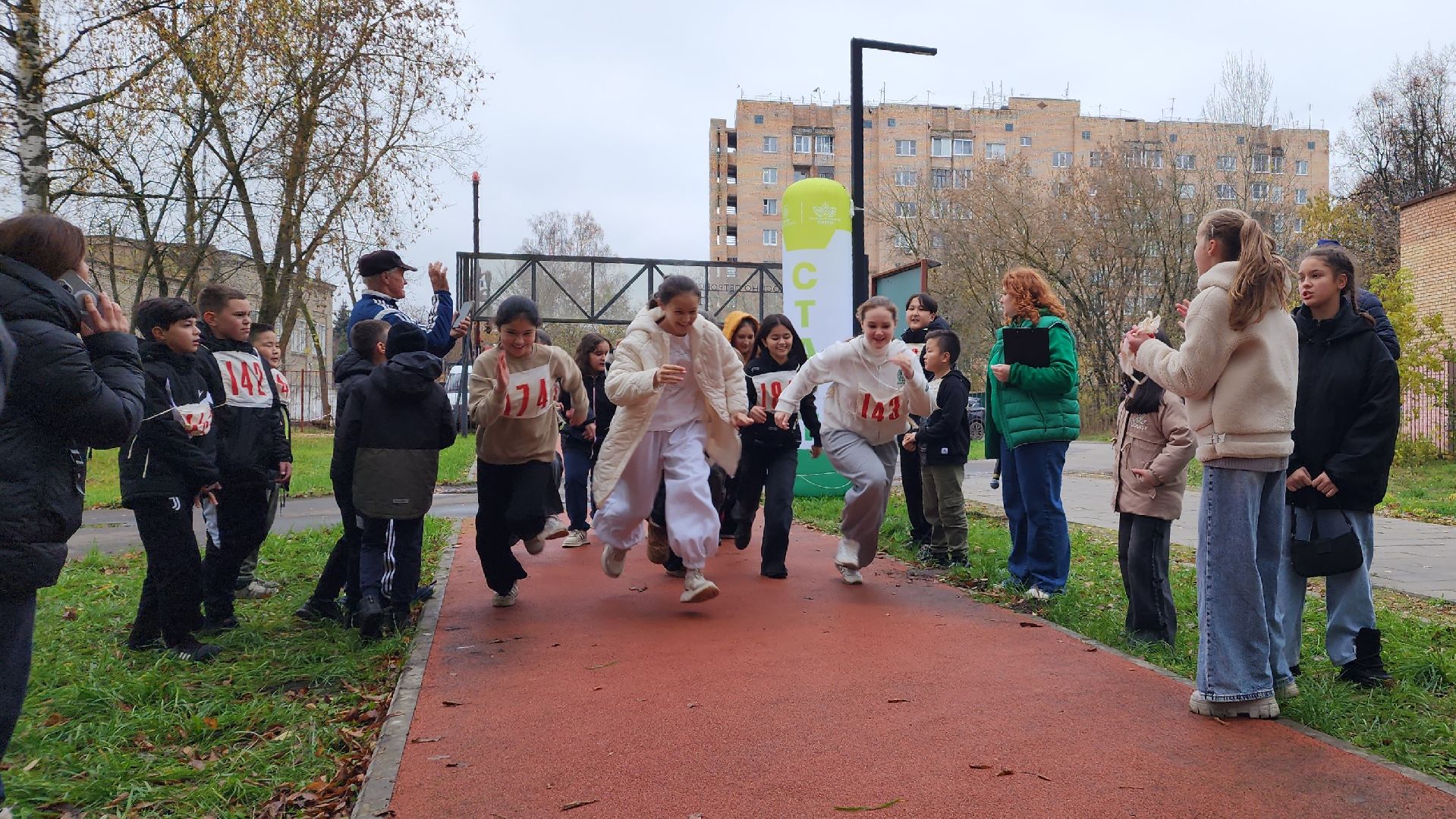 спорт, дети, парк, осенний забег, лосино-петровский,