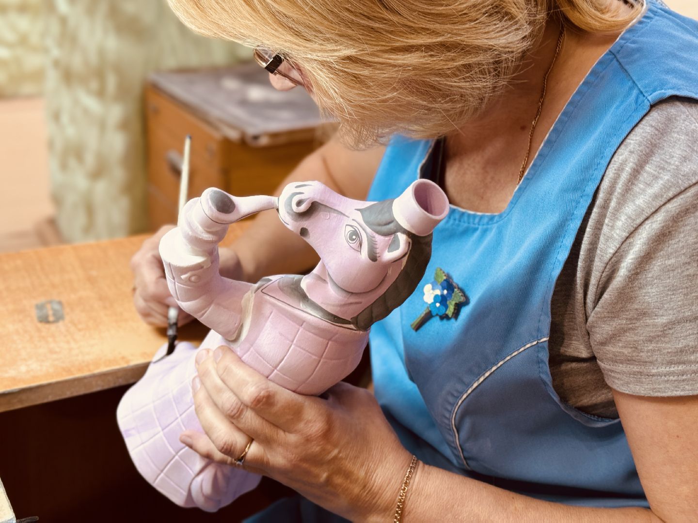 гжель, гжельская роспись, гжельский завод художественной росписи, новый год, производство елочных игрушек, елочные игрушки,