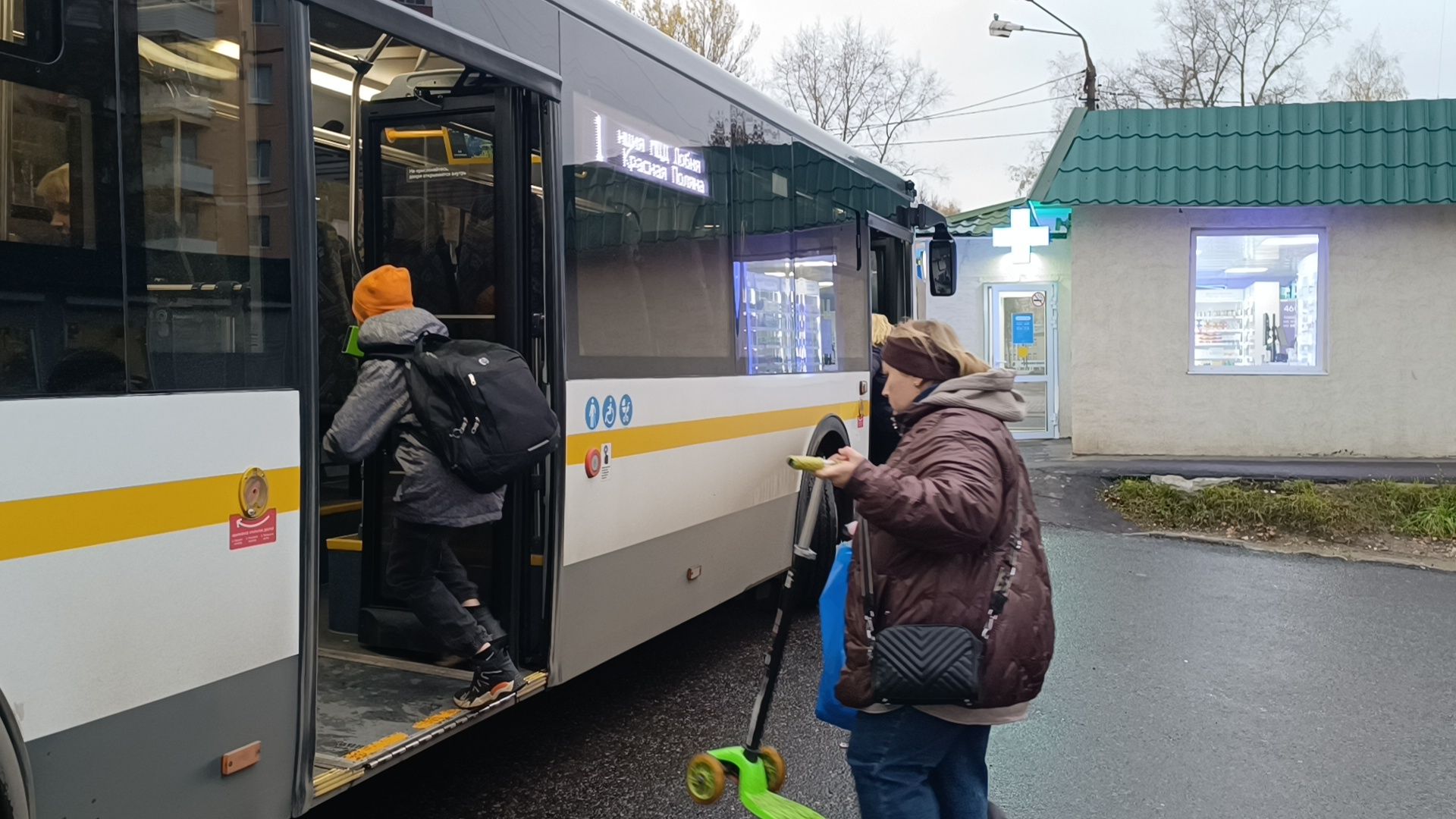 транспорт, автобус, лобня,