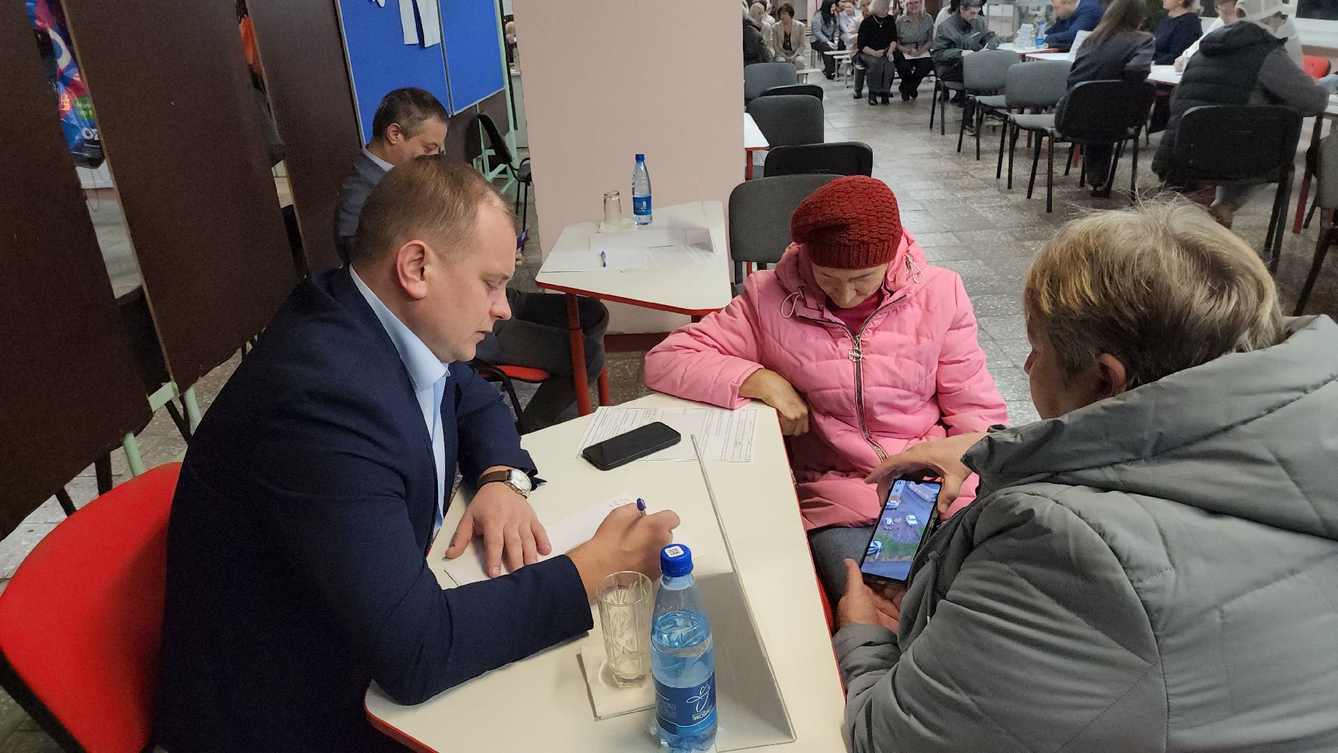 Зарайск, Выездная администрация, встреча администрации с жителями,