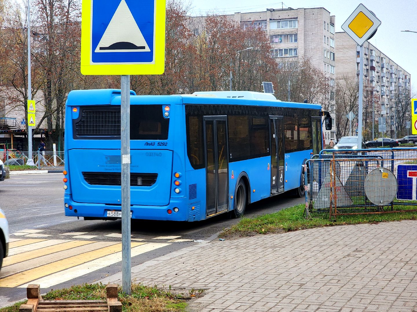 дубна, ремонт дороги, дорожное движение, общественный транспорт,