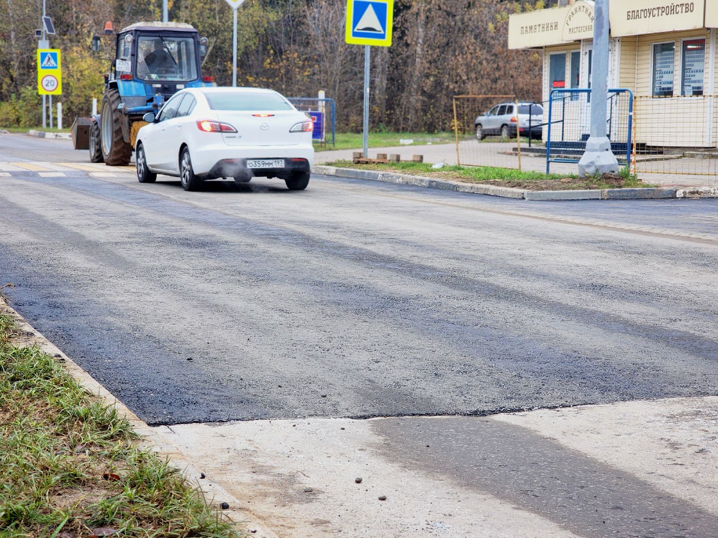 дубна, ремонт дороги, дорожное движение, общественный транспорт,
