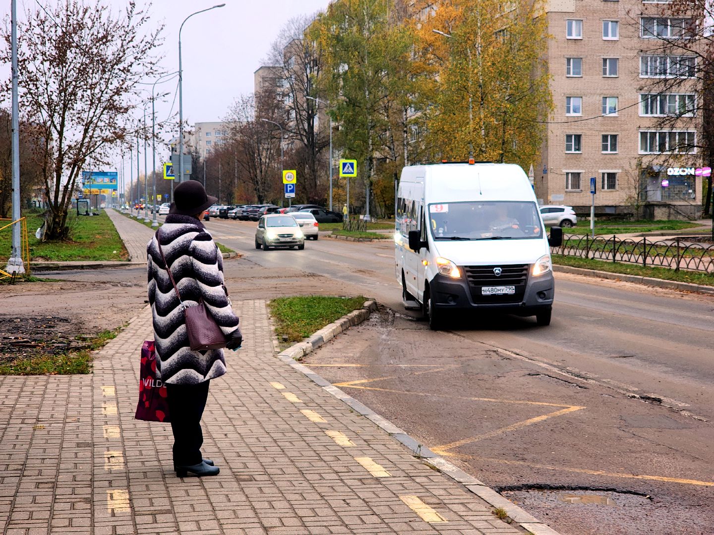 дубна, ремонт дороги, дорожное движение, общественный транспорт,