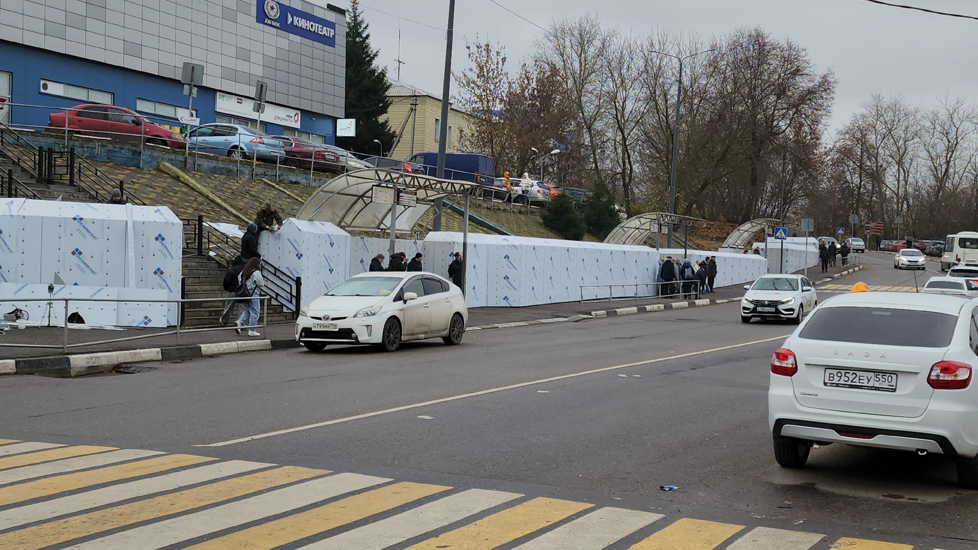 кашира, вокзал, благоустройство, подпорная стена, фасад, полимерные материалы, ремонт, вентилируемый фасад,
