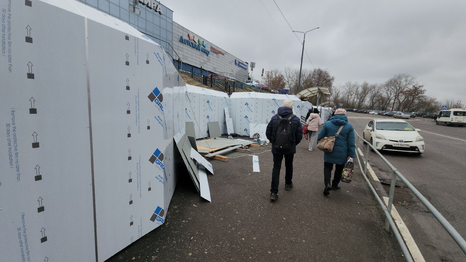 кашира, вокзал, благоустройство, подпорная стена, фасад, полимерные материалы, ремонт, вентилируемый фасад,