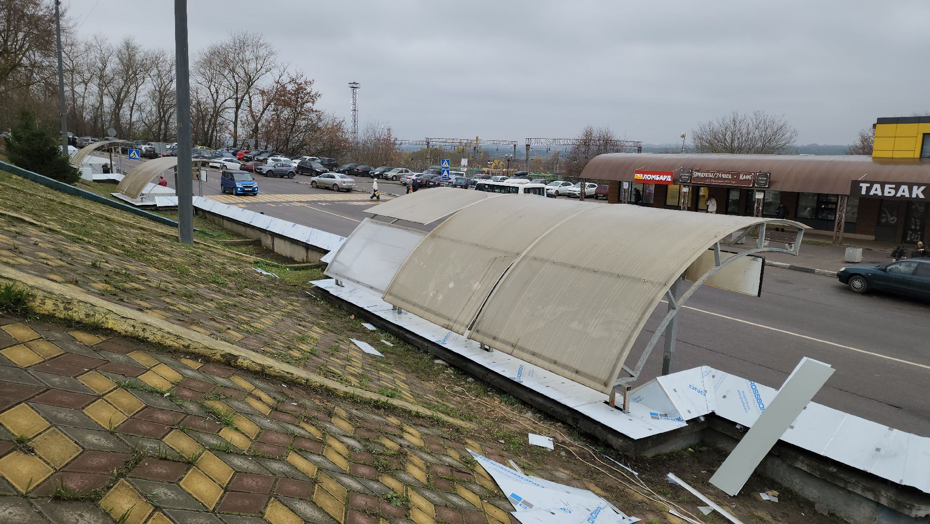 кашира, вокзал, благоустройство, подпорная стена, фасад, полимерные материалы, ремонт, вентилируемый фасад,