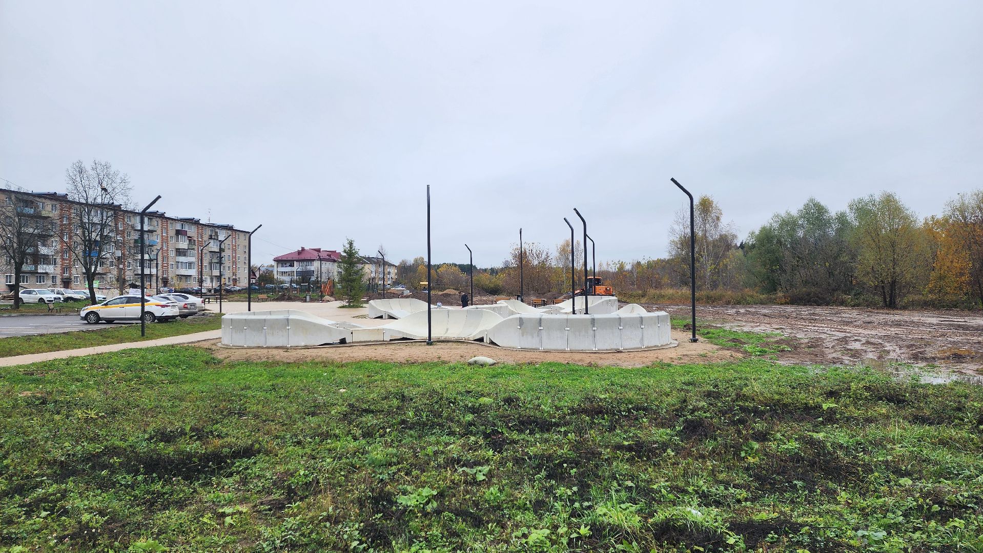 клин, поселок 31 октября, благоустройство, семейный сквер ,