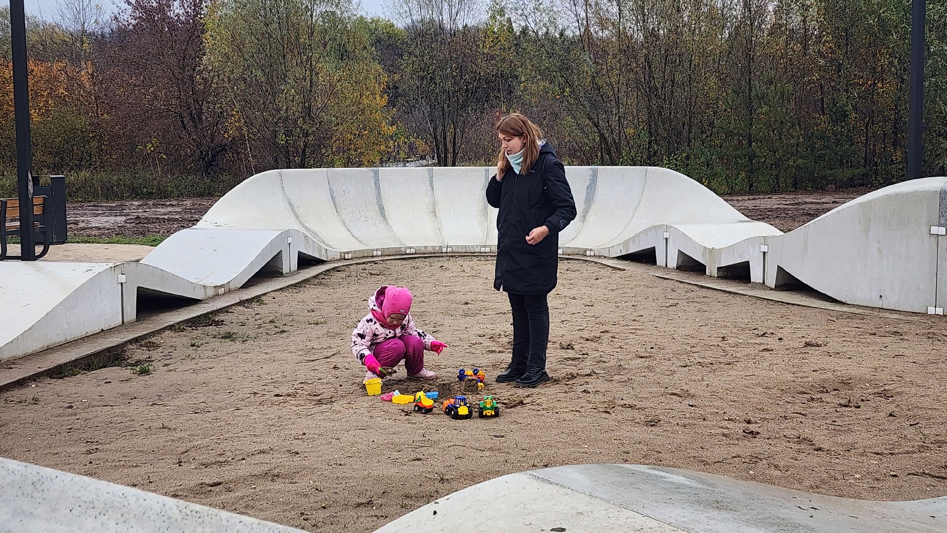 клин, поселок 31 октября, благоустройство, семейный сквер ,