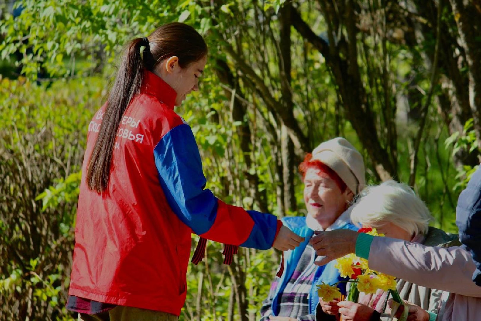волонтеры, День победы, помощь, Дубна
