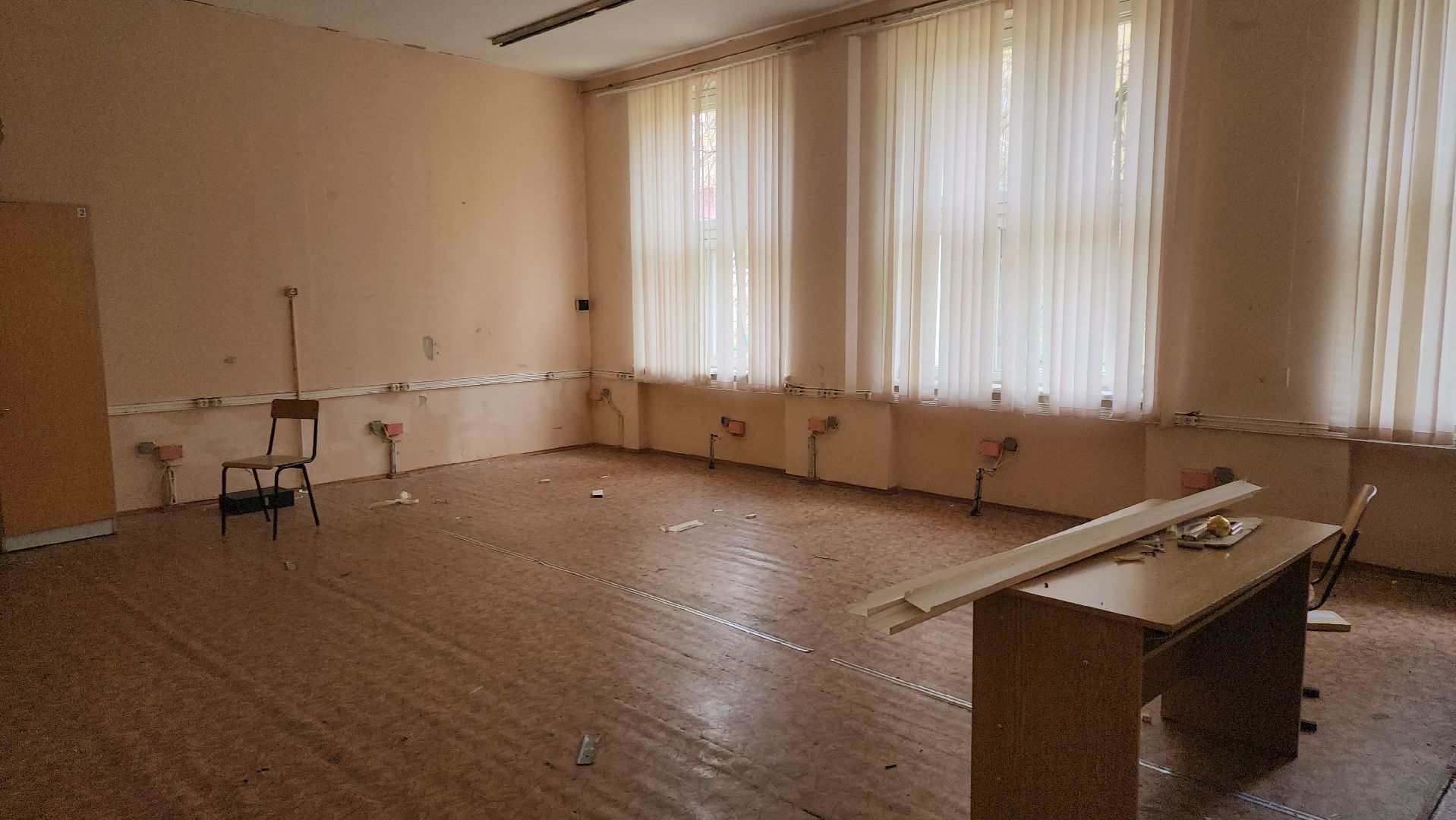 монино, щёлково, ремонт школы,