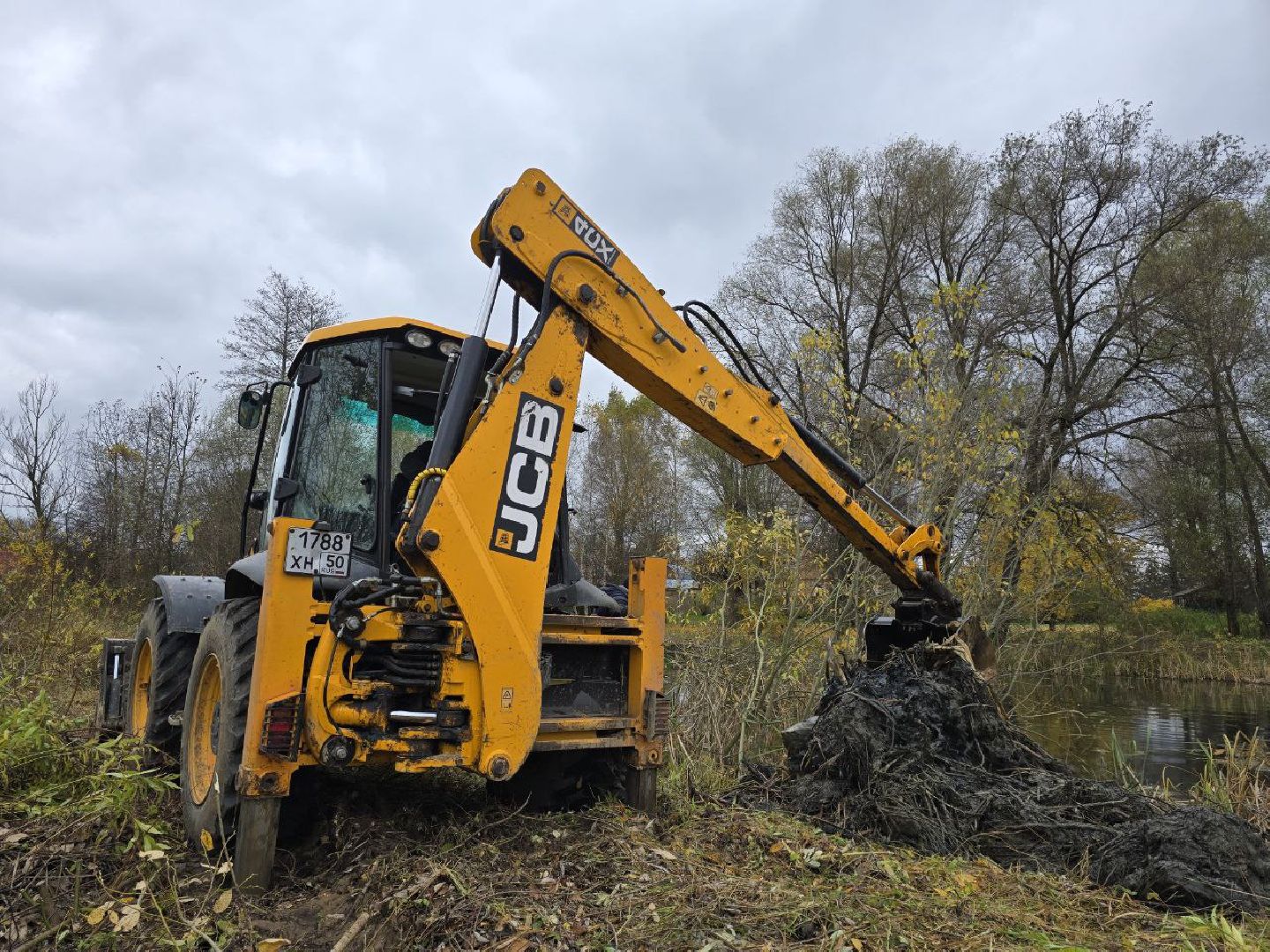 можайск, можайский муниципальный округ, подмосковье, благоустройство, противопожарный пруд, пожарный водоем, ремонт пруда,