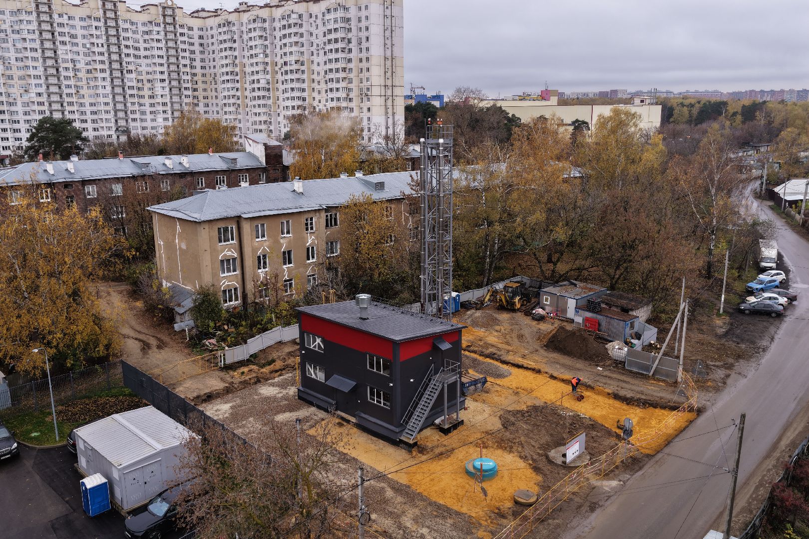 видео с коптера,поликлиника в люберцах, медицина в люберцах,