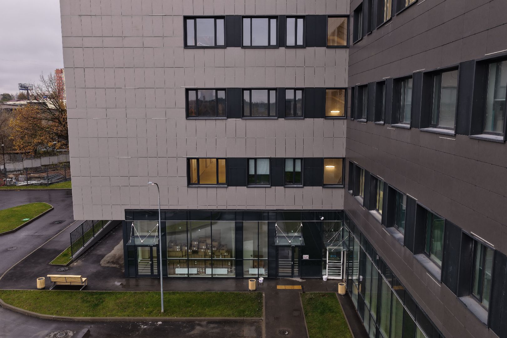 видео с коптера,поликлиника в люберцах, медицина в люберцах,