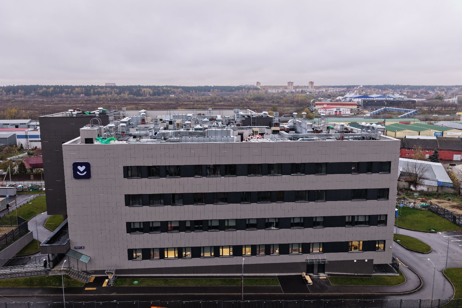 видео с коптера,поликлиника в люберцах, медицина в люберцах,