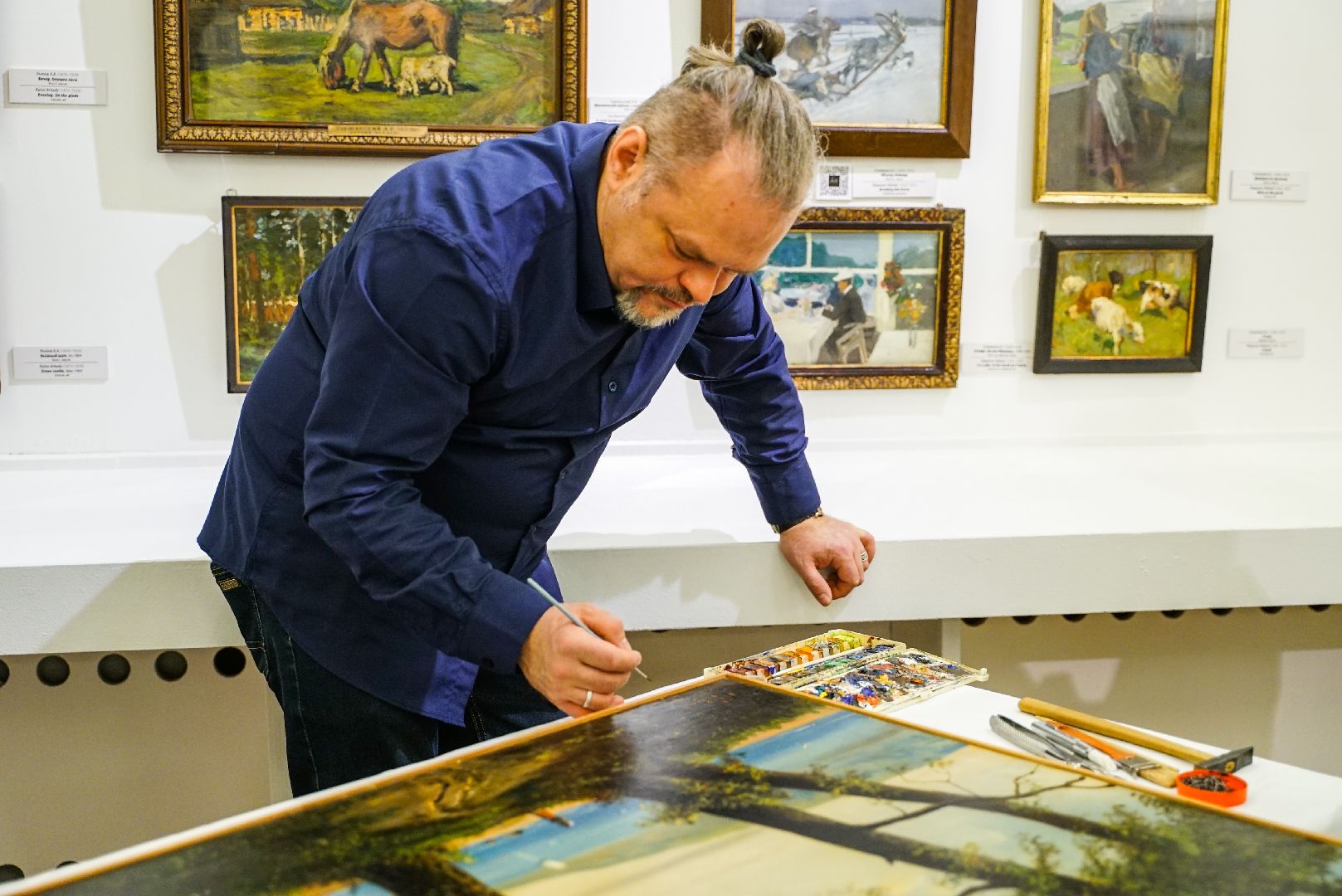 картины, галерея, саврасов, художник,