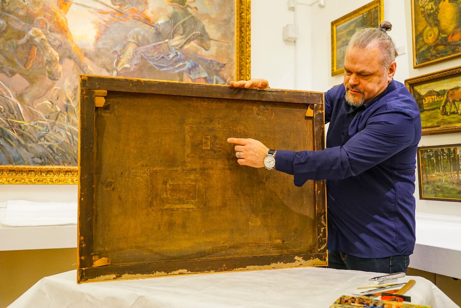 картины, галерея, саврасов, художник,