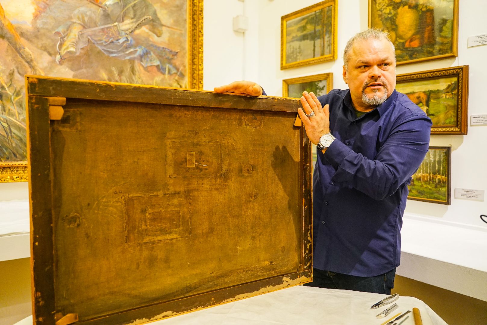 картины, галерея, саврасов, художник,