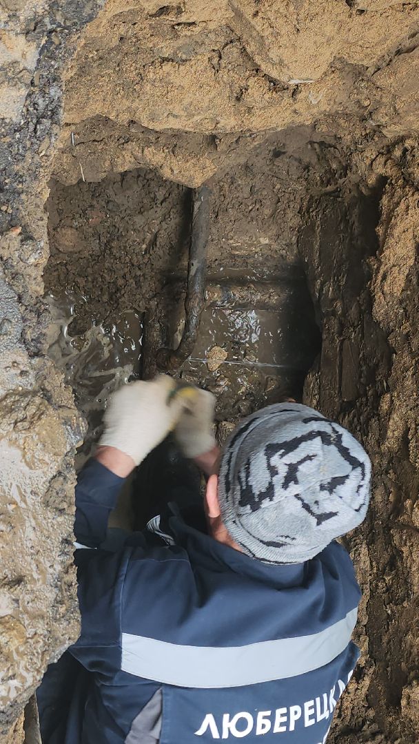 Люберцы, порыв теплотрассы, люберецкие теплосети, аварийная бригада,