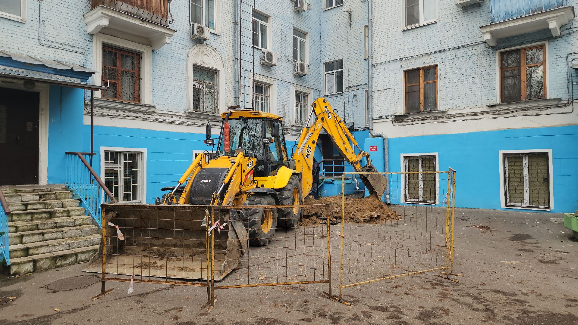 Люберцы, порыв теплотрассы, люберецкие теплосети, аварийная бригада,