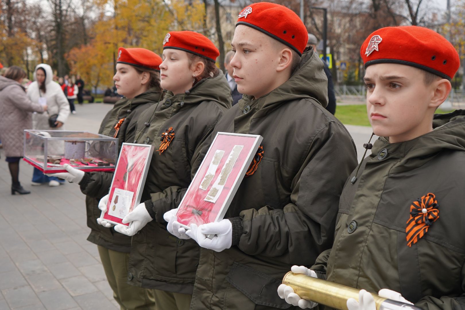 ступино, красноармеец, сквер Полякова, вахта памяти,
