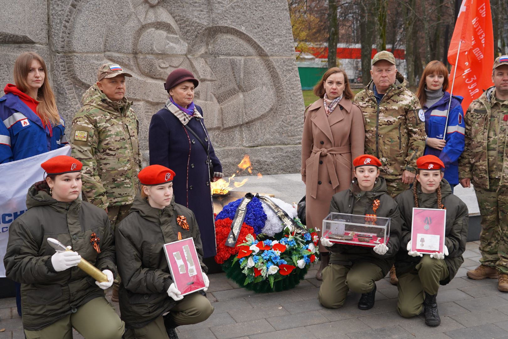 ступино, красноармеец, сквер Полякова, вахта памяти,