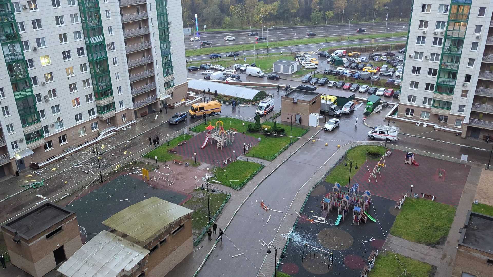 чп, бпла, красногорск, прилет,