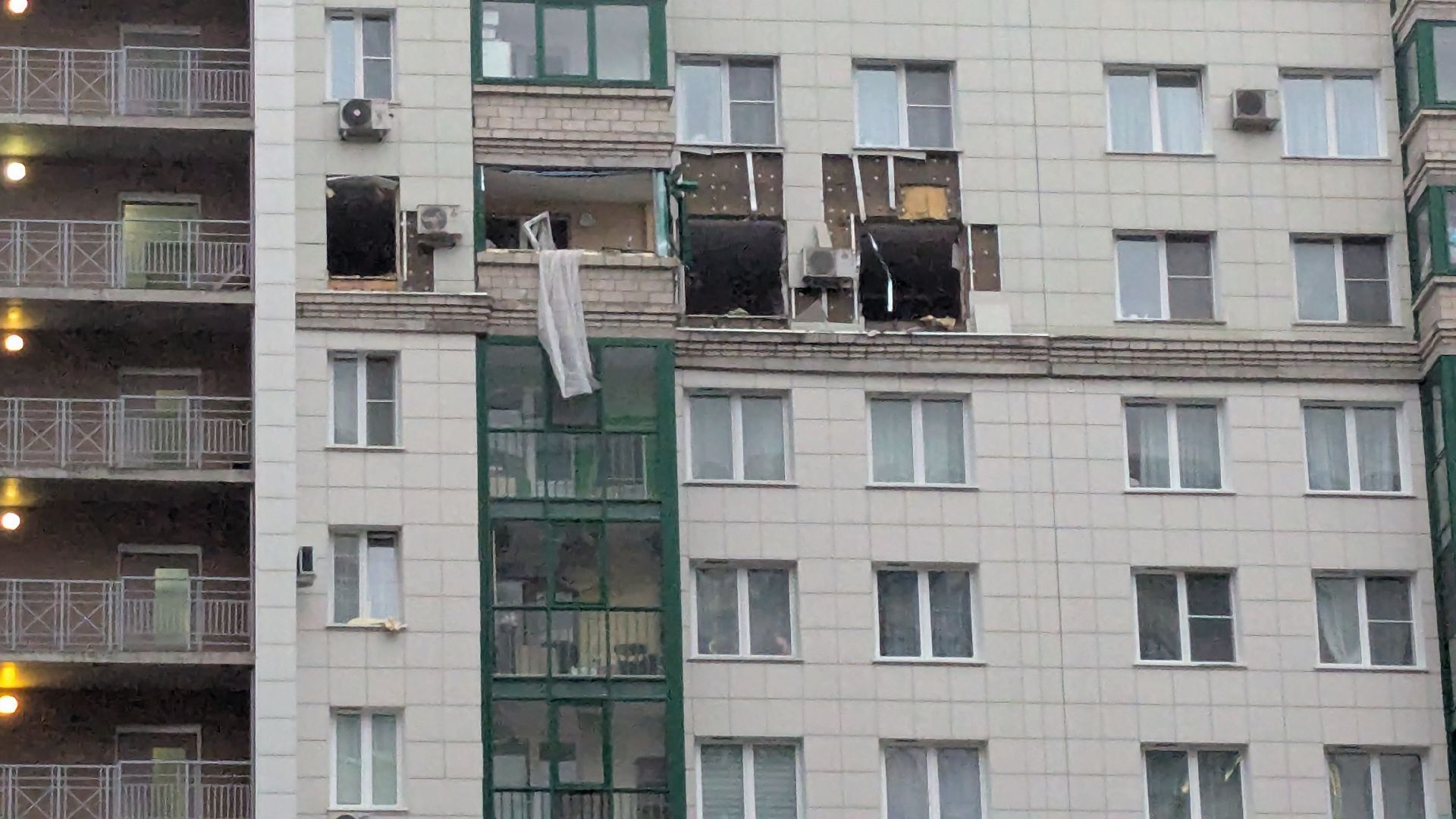 чп, бпла, красногорск, прилет,