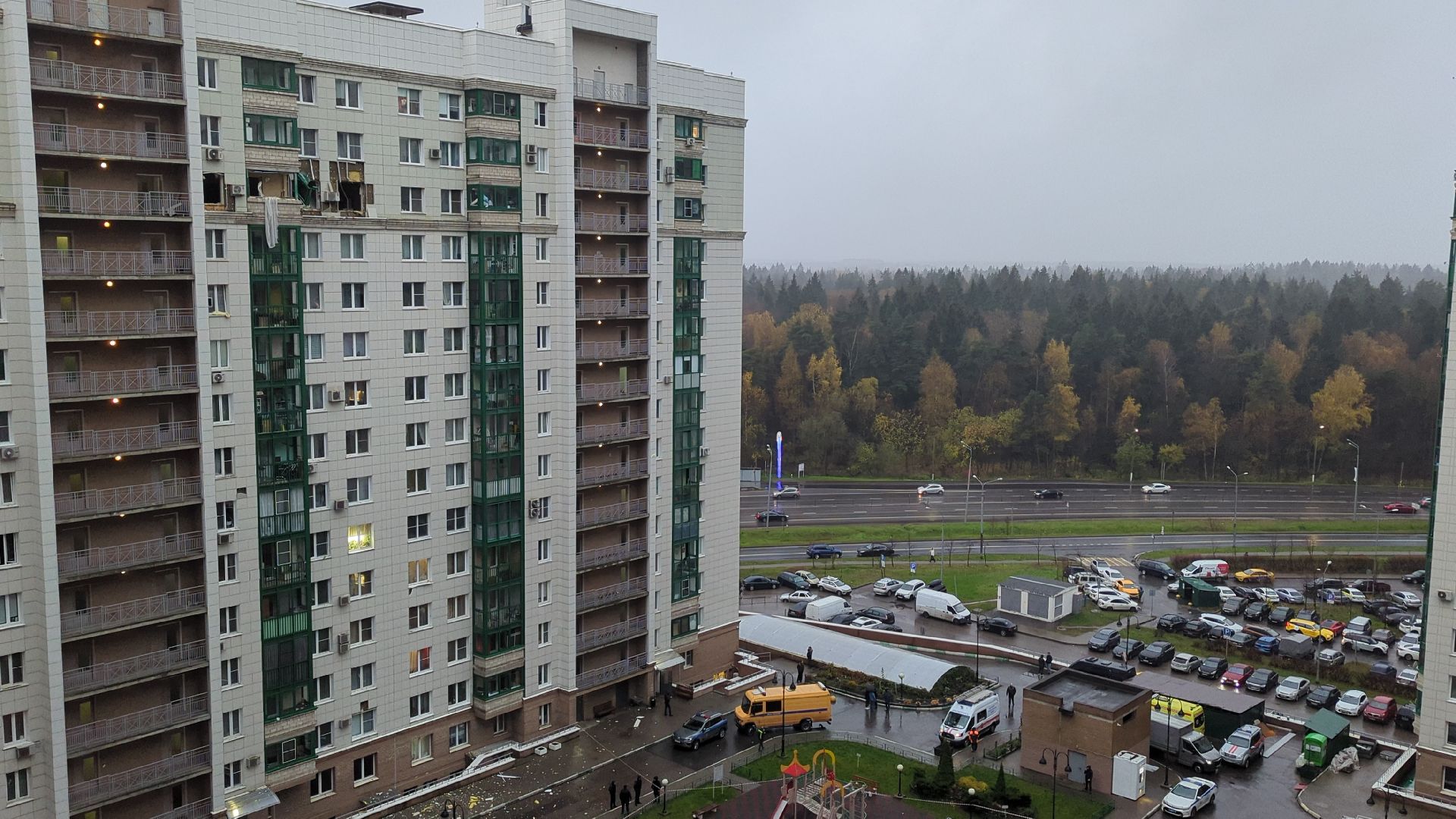 чп, бпла, красногорск, прилет,