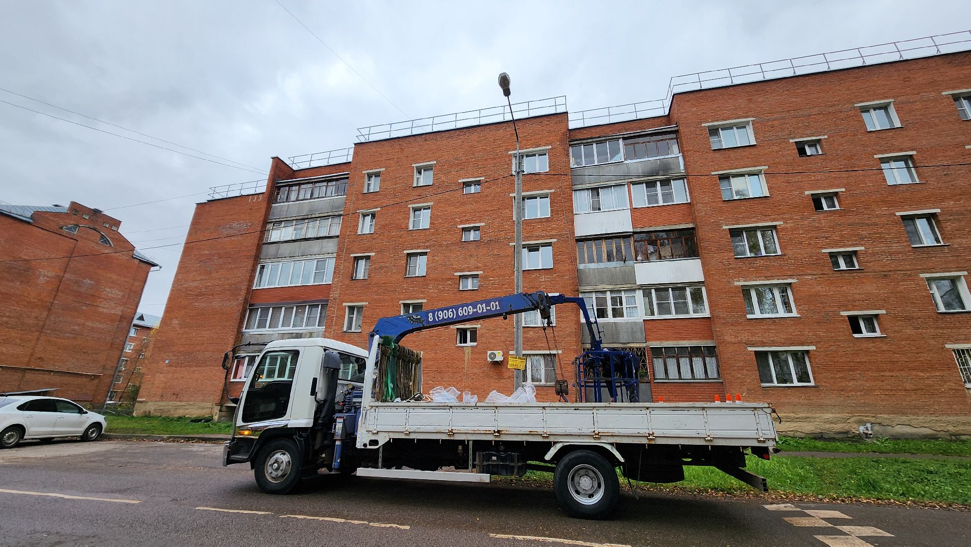 клин, поселок 31 октября, уличное освещение ,