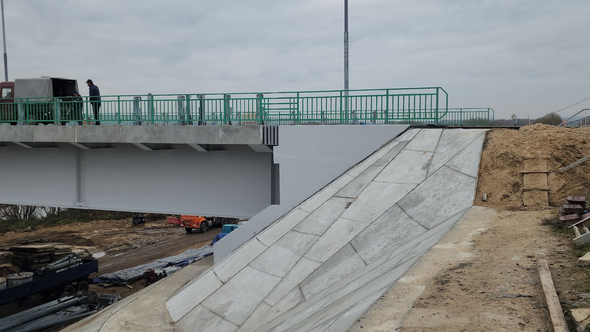 серпухов, мост через оку в Серпухове, строительство моста в серпухове,