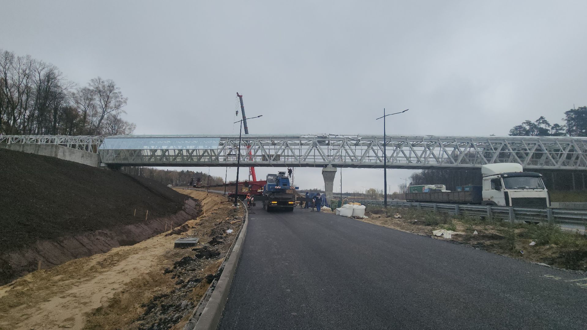 Люберцы, Лыткарино, Надземный пешеходный переход,