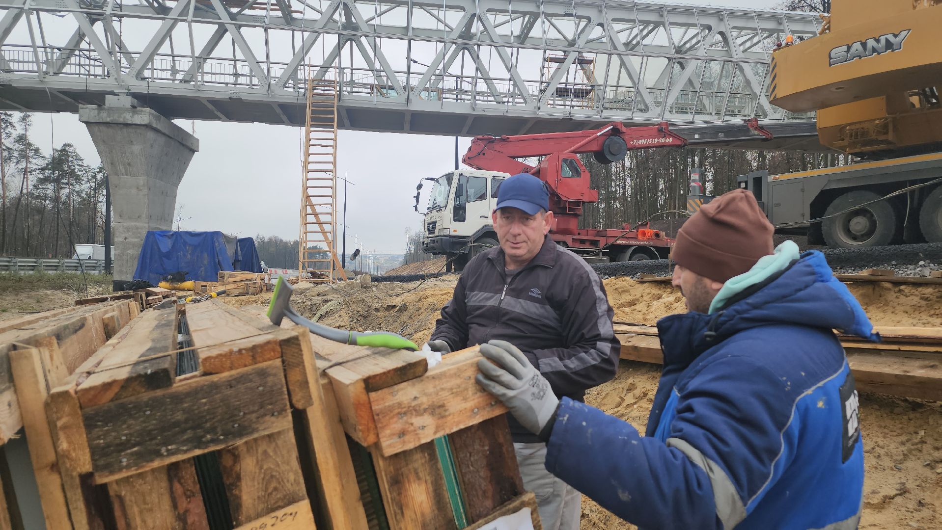 Люберцы, Лыткарино, Надземный пешеходный переход,