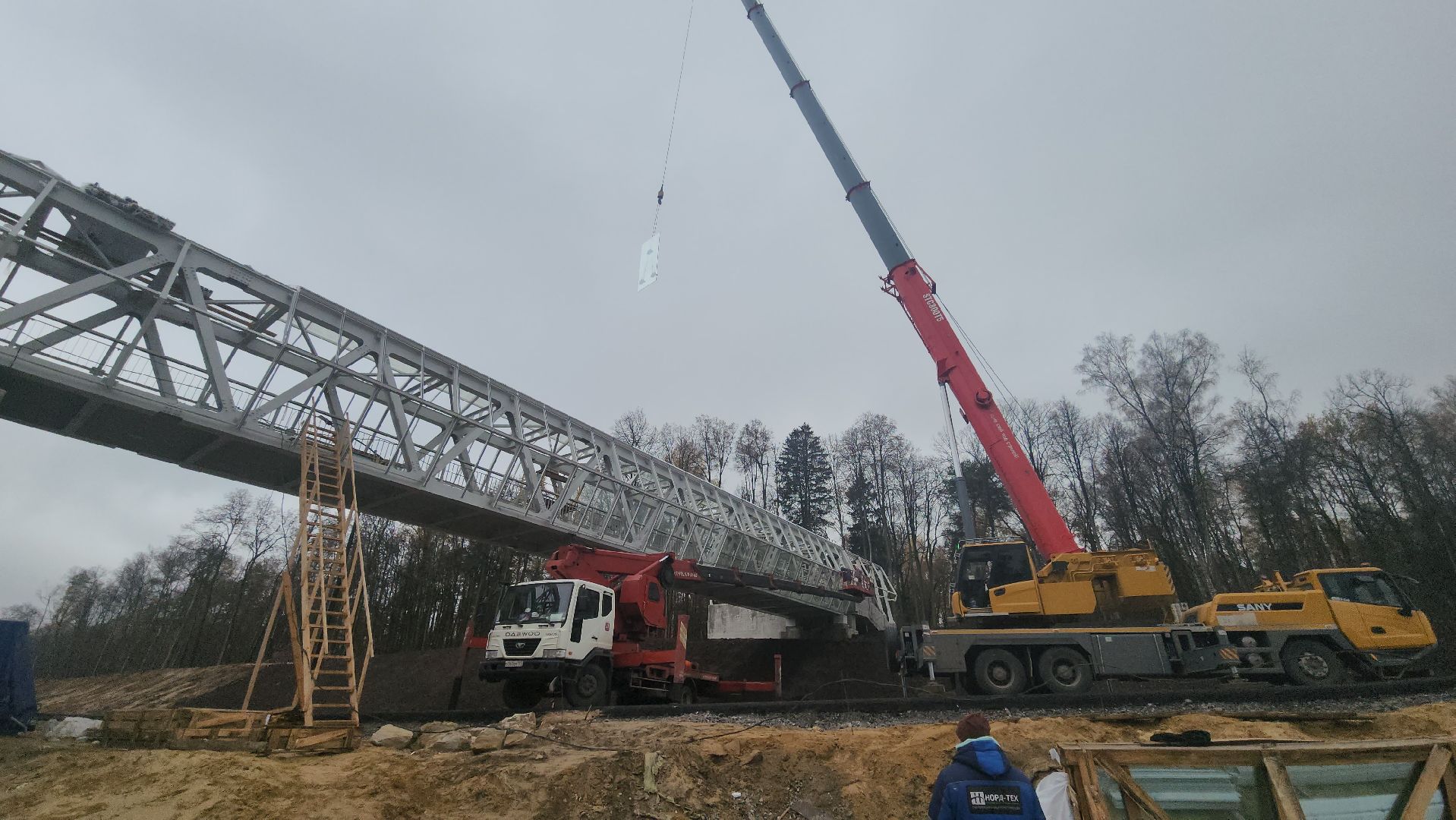 Люберцы, Лыткарино, Надземный пешеходный переход,