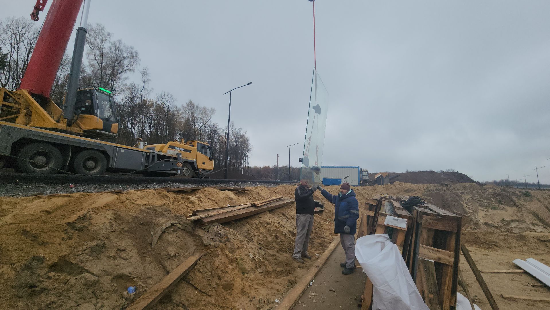 Люберцы, Лыткарино, Надземный пешеходный переход,