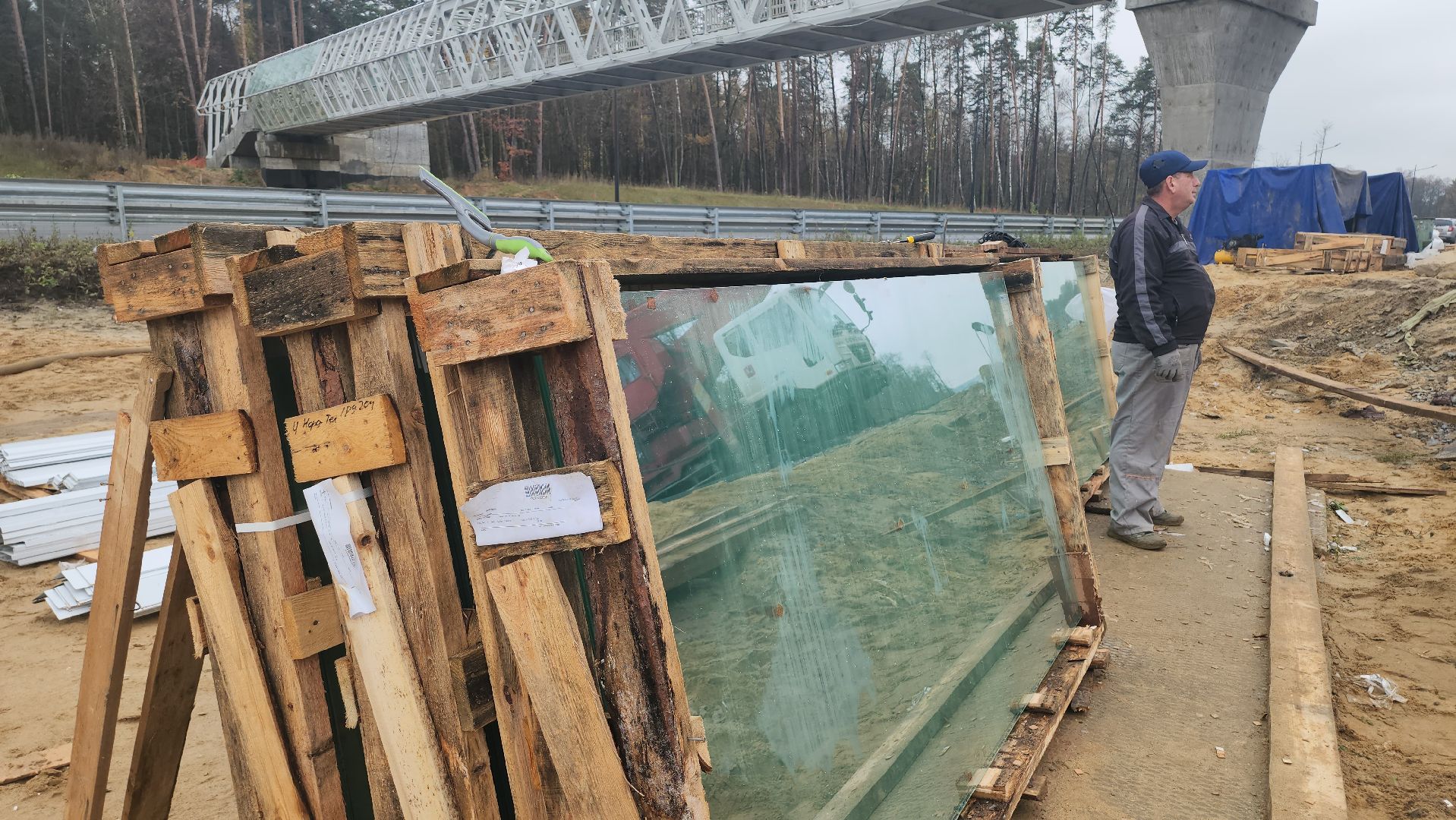 Люберцы, Лыткарино, Надземный пешеходный переход,